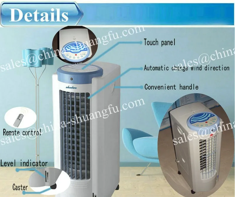 Remote Control 10l Capacity Water Based Air Cooler With Evaporative