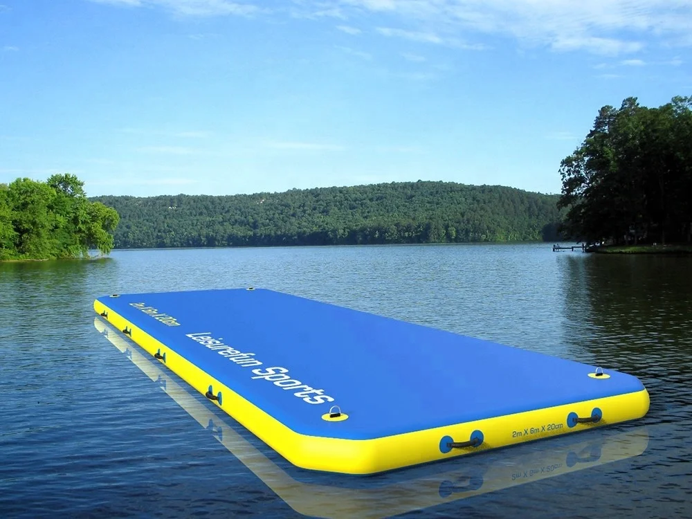 inflatable swim mat