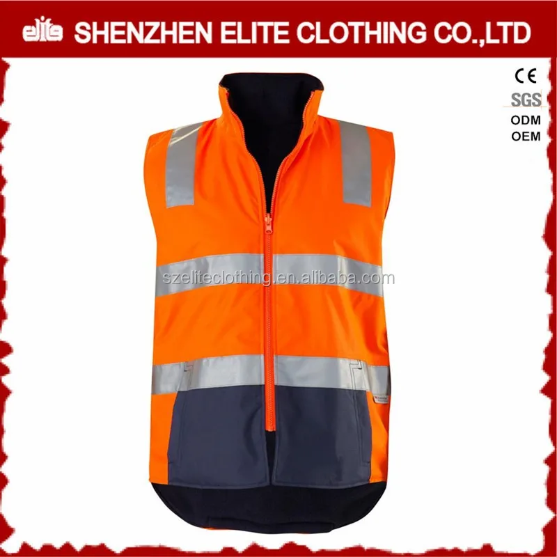 custom multi pockets navy blue high visibility reflective work pants.jpg