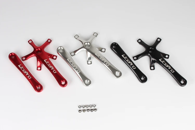 130mm BCD MTB Bicycle Folding BIke road Bike Square Crankset 170mm Crank arm