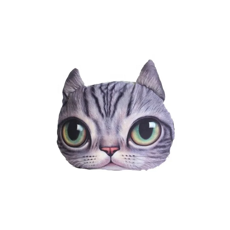Animal Simulation Cat Pillow Plush Toy Tabby Cat Neck Support Pillow We are