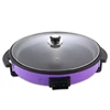 Wholesale 1500W New model round shaped deep fryer pizza pan for cooking