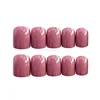 ZK-AN549 High Quality Boat Full Cover Finger Nails Dropshipping Fake Nails 24PCS Artificial Fingernails