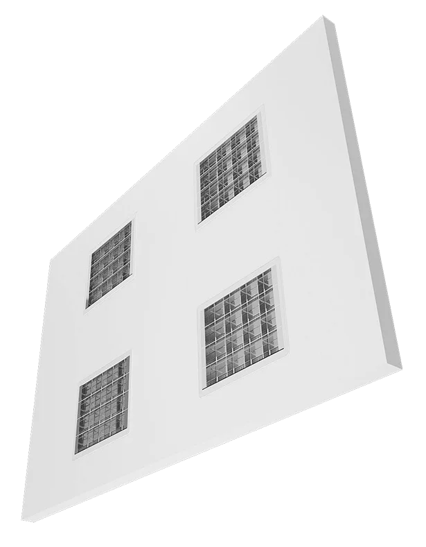 2018 UGR 600*600 ultra slim surface square flat ceiling led panel light with motion sensor