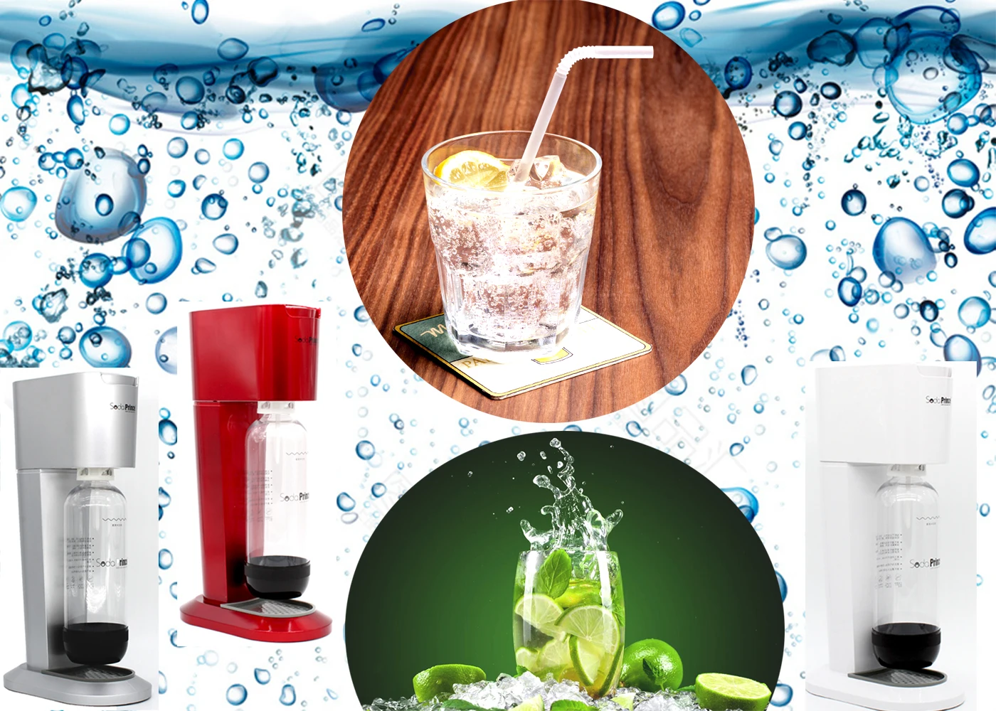 Commercial Sparkling Soda Water Maker Soda Dispense Machine Home