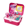 Beautiful 21pcs colorful plastic make up educational toy pretend play set for kids