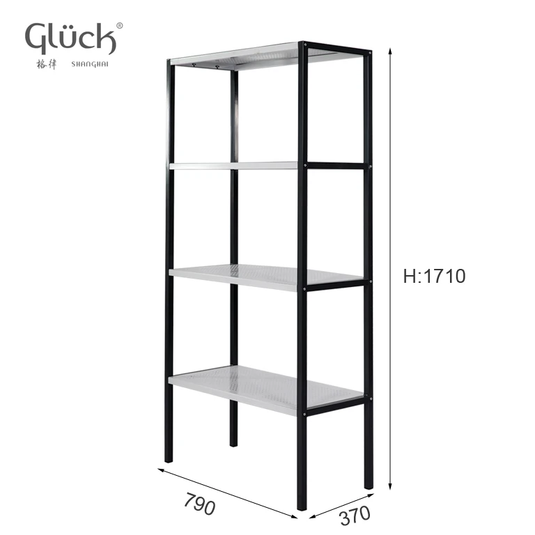 Four  tiers floor  bedroom metal clothes stand.jpg