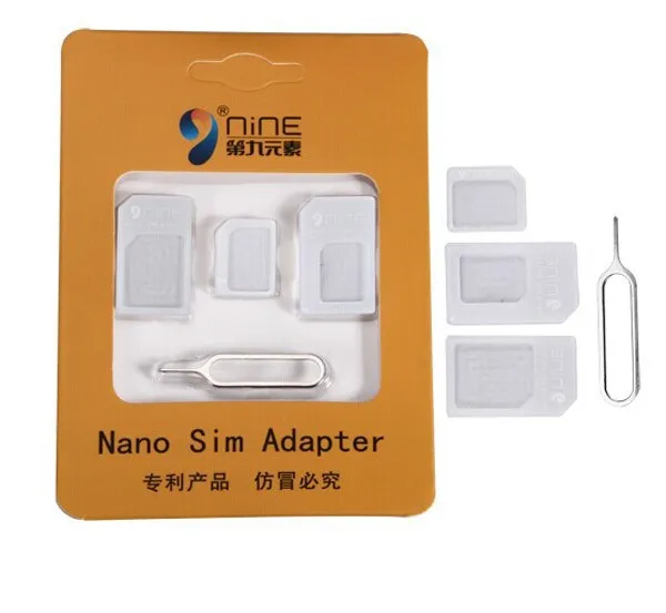 High Quality Acrylic Material For Iphone MIcro And Nano Dual SIM Card Adapter
