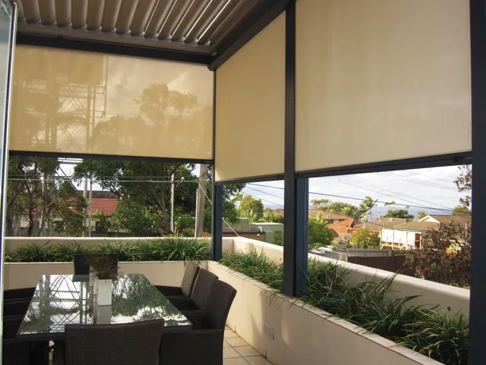 Impermeable Al Aire Libre Motorizado Eléctrico De Aluminio Patio Techo