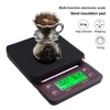 3kg/0.1g 5kg/0.1g High Precision Portable LCD Electronic Drip Coffee Scale With Timer