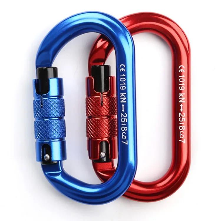 Strong Aluminum Climbing Carabiner 25 Kn Auto Lock Carabiner - Buy ...