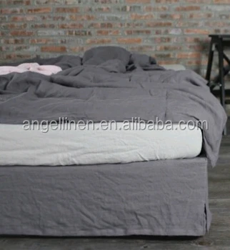 Hot Sale High Quality Pure Linen Stone Washed Bedding Sets Duvet