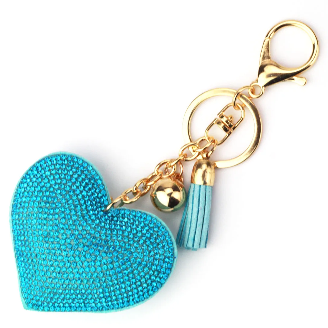 Crystal Rhinestone Handbag Charm Pendant Keychain Bag Gift Chain Key Keyrin X4X2 