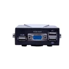 RJE-K201 VGA 2 port KVM switch BOX 2.0 USB keyboard with display