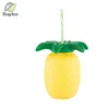 Lovely Pineapple shaped single wall straw mug for party