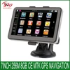 New 7 inch HD Car GPS Navigation CPU 800MHZ FM/8GB/DDR 256M 2016 global Maps TRUCK vehicle Navigator