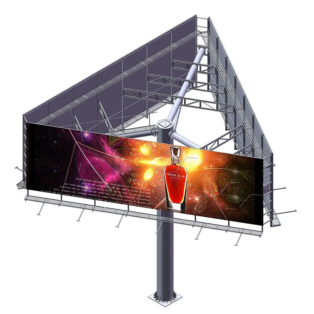 product-YEROO-Outdoor Street Double Sided Scrolling System Electronic Billboard-img-6