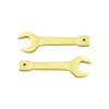 Explosion proof bronze alloy single open end striking wrench Non-sparking spanner 17 30 50 60 70 80 90 100 120 150mm