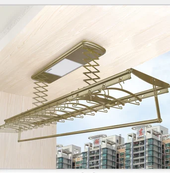 Electric Ceiling Dryer Clothes Drying Rack Telescopic Rod Buy Electric Ceiling Dryer Clothes Drying Rack Telescopic Rod Product On Alibaba Com