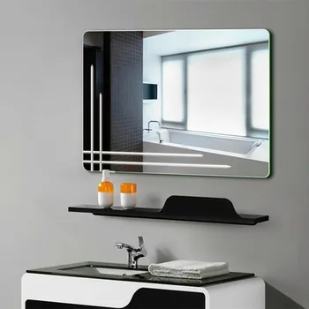 frameless mirror