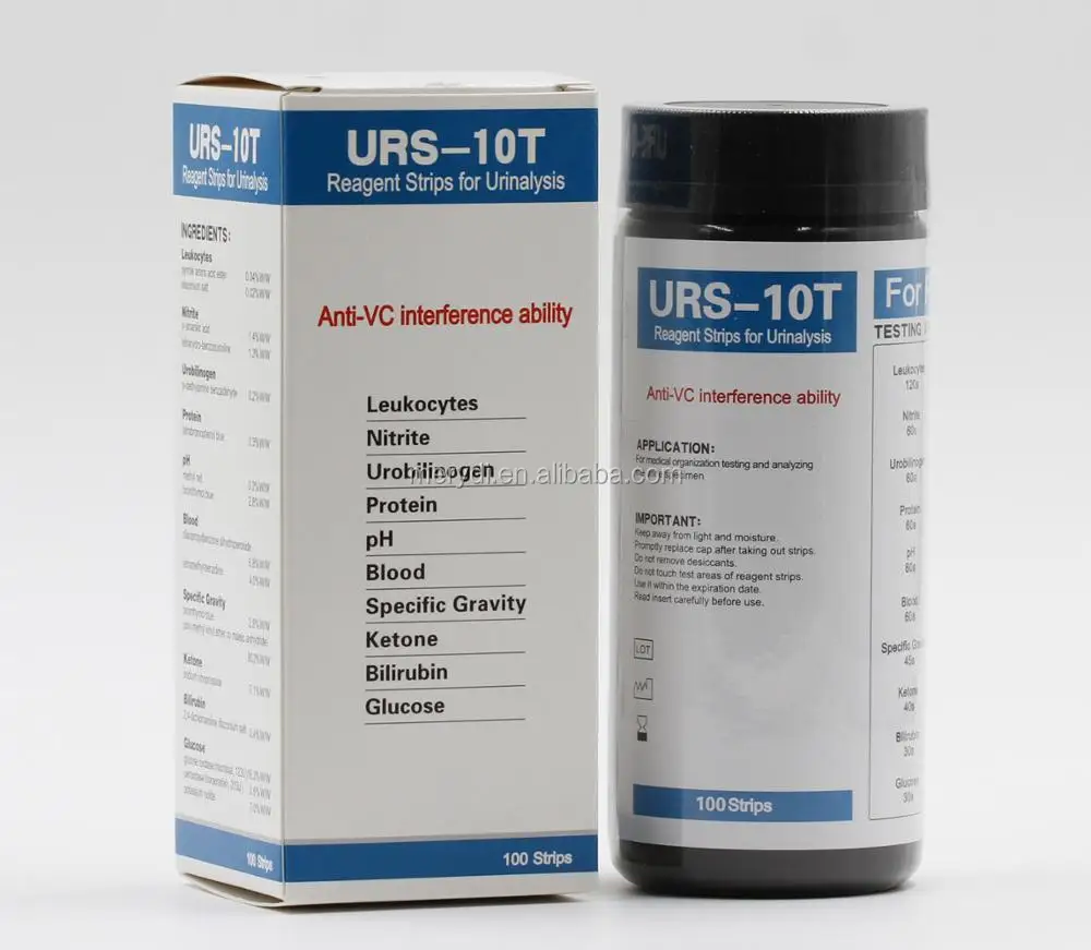 Ce Fda Clinic Hospital Urinalysis Reagent Dipstick Ma Micro Albumin 12 Parameter Multi Urine