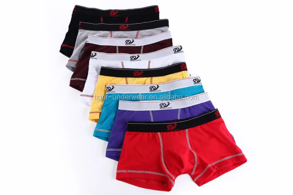 100% Katun Bernapas Boxers Mens Pakaian Grosir Dari Cina 