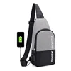 Male shoulder bags USB charging crossbody bags men anti theft chest bag school summer short trip messengers bag 2018 new arrival