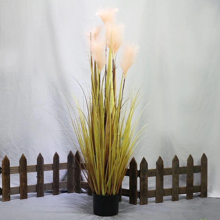 Artificial Dandelion Flower Tall Onion Grass Factory Price 90 Cm