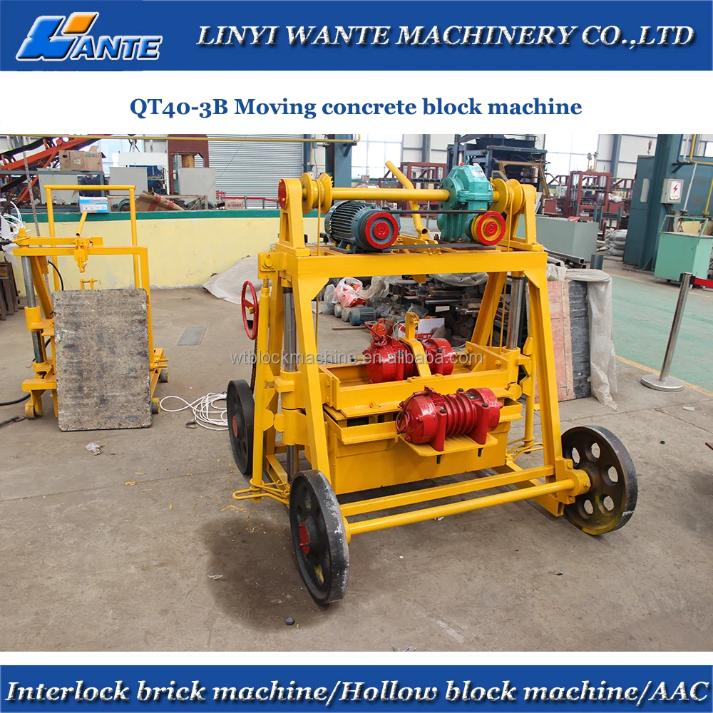 China Machinery Qt403 Small Machine To Make Money From Linyi Wante