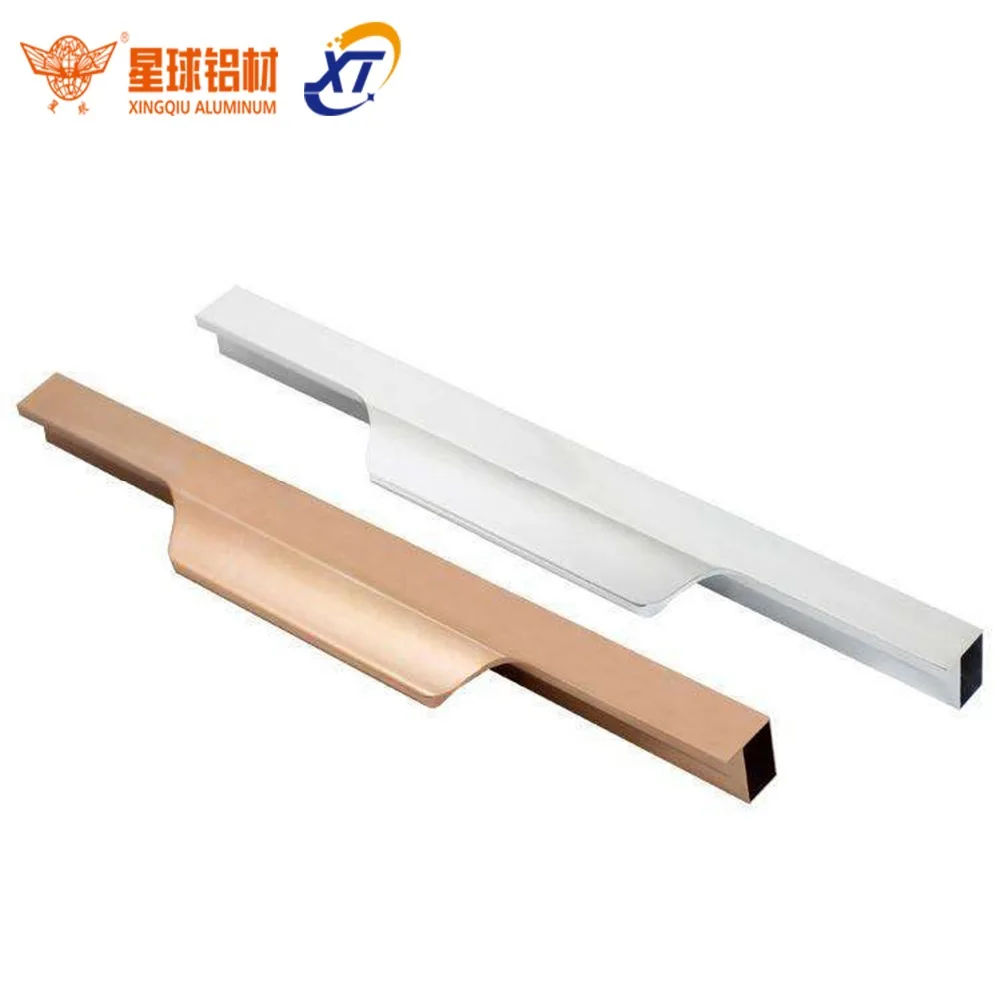 Aluminum Handle Pull Kitchen Cabinet Long Handle Profile Wardrobe