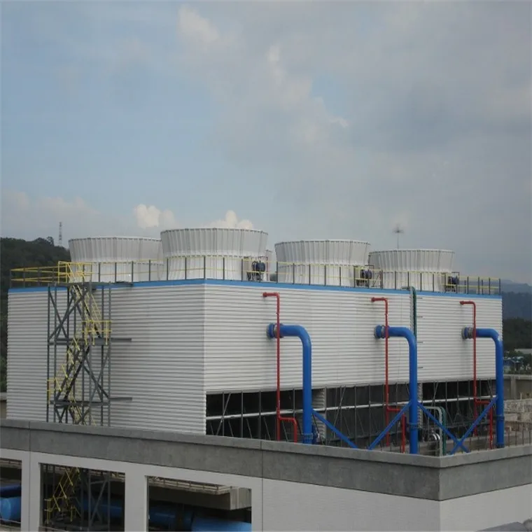 Large Counter Flow And Cross Flow Grp Cooling Tower Square Fiberglass