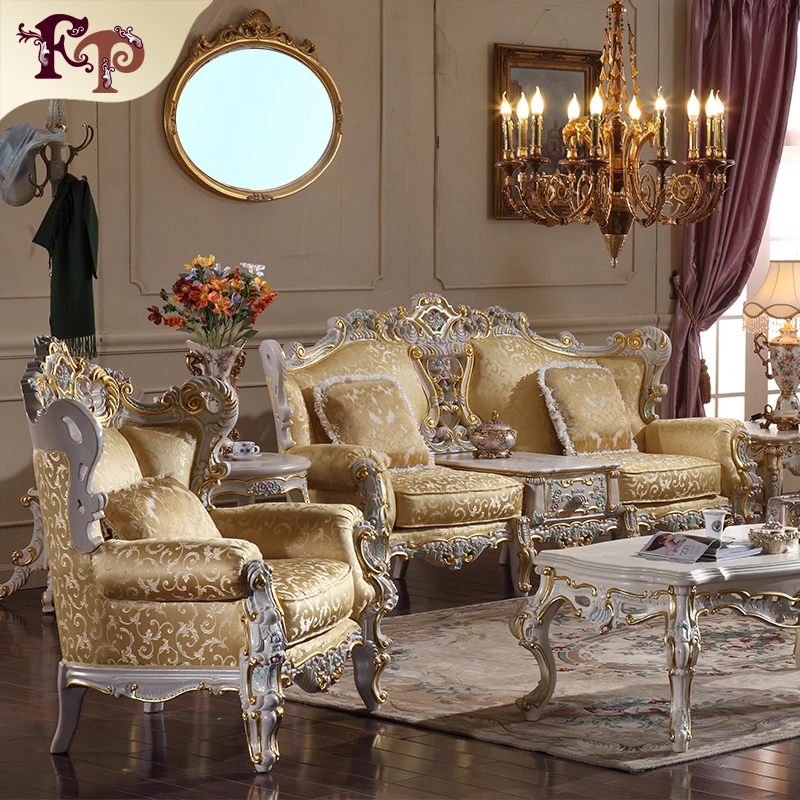 Luxus klassiker wohnmöbel- antiken stil handgeschnitzt aus massivholz