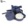 The latest style is round top leather luxury jewellery box packaging