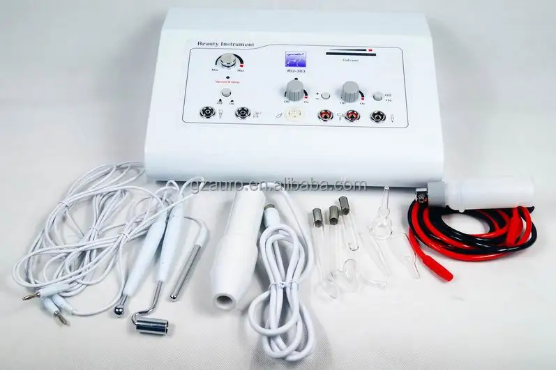 4 In 1 Beauty Instrument High Frequency Vacuum Spray Galvanic Facial