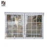 UPVC inward top hung window with grill design