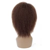 Kinky Straight Short Synthetic Wigs No Lace Front Wig Heat Resistant African American Fluffy Wigs