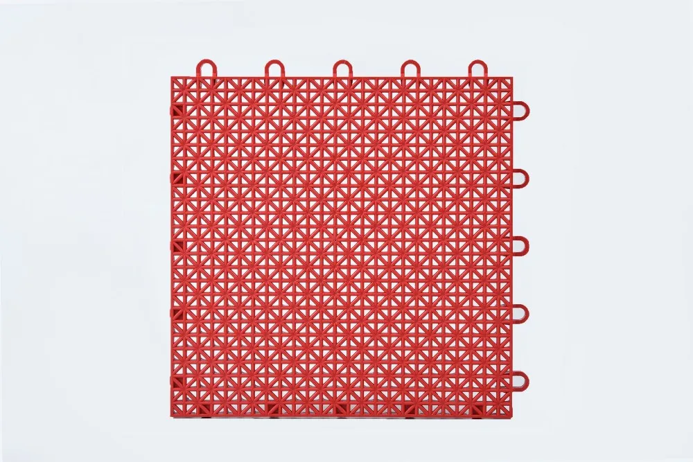 Flat Surface Pp Interlock Indoor Shuffleboard Court Tile Suspended