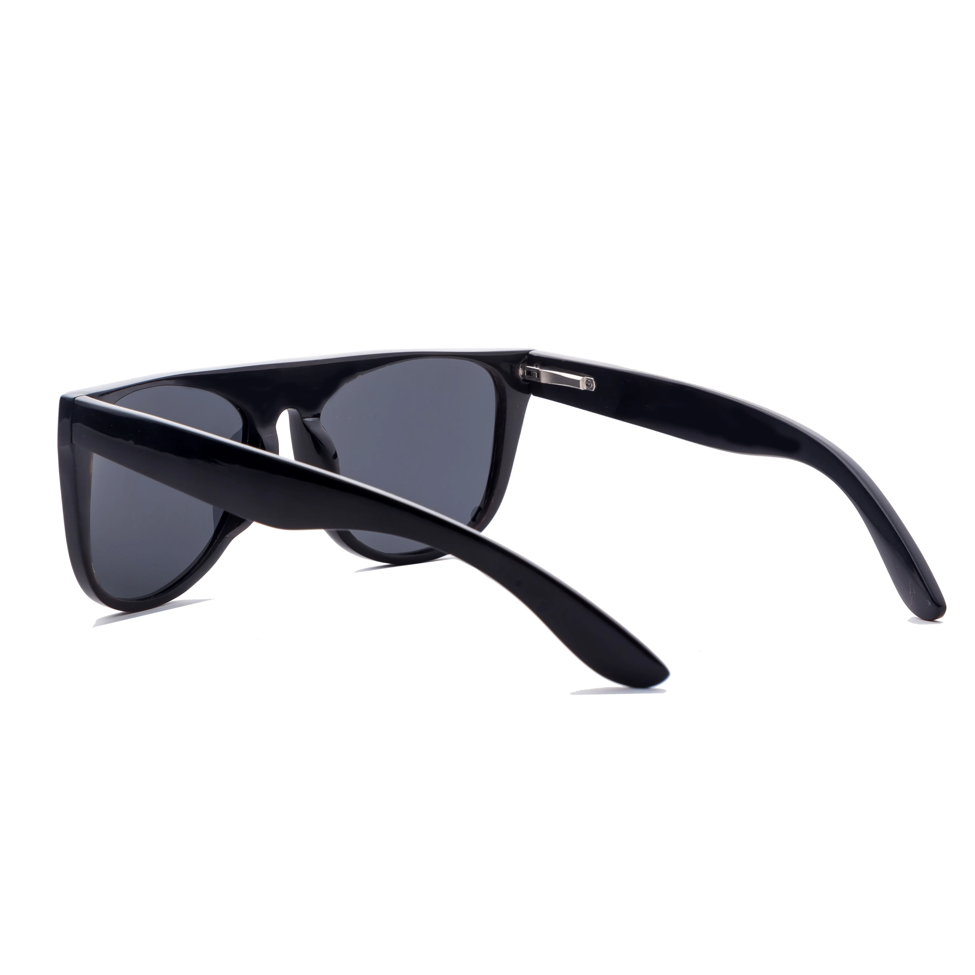 High Quality Polarized Real Buffalo Horn Sunglasses Round Frame Clear ...