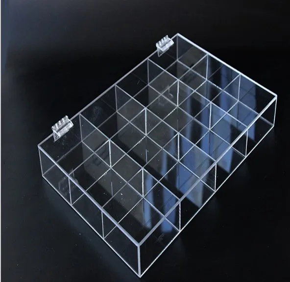 Factory Price Clean Plexiglass Box With 4 Compartment Dividers - Buy ...