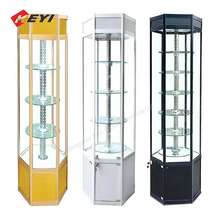 Retail Display Equipment Acrylic Rotating Stand / Electric Rotating