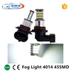 NO ERROR Car Led Fog Lamp Bulb 4014 Chip 45 SMD DRL 9005 9006 H4 H7 H8 H11 P13W Socket CANBUS Auto Daytime Running Light