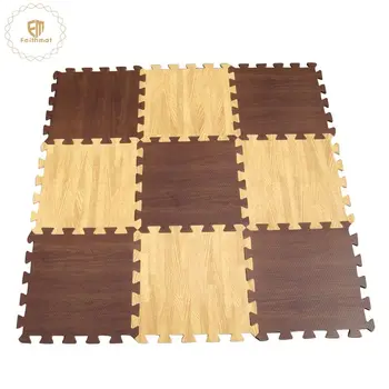 wood foam puzzle mat