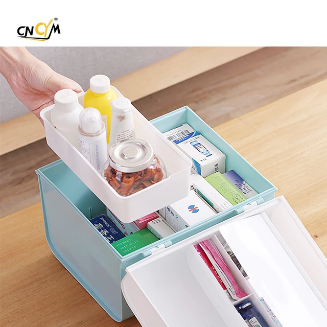 Home Emergency Plastic Medical Storage Box With Handle Buy Find