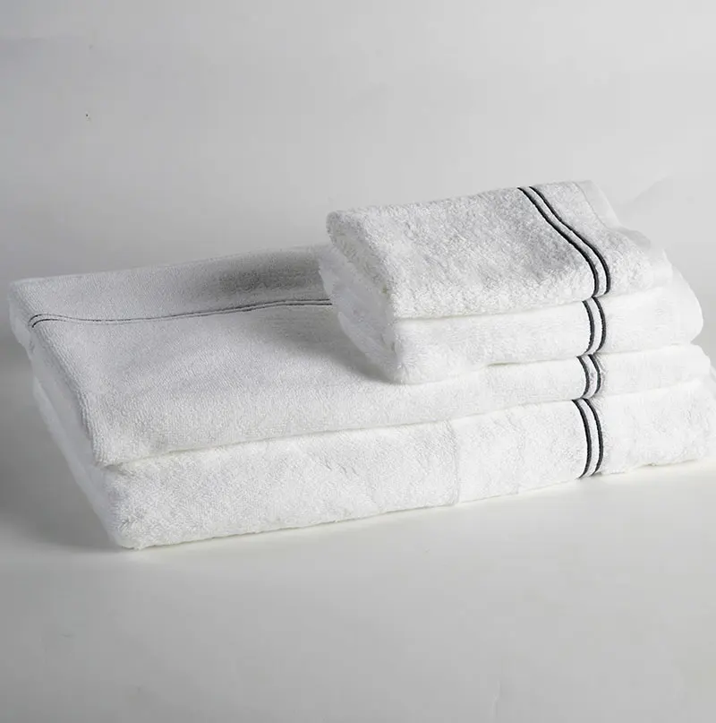 Cotton Hotel Blue And White Stripe Pool Towel Buy 32s 100 Cotton