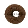 Textile Wire Fabric Cable Braided Electrical Wire Cloth Covered Wire/chocolate brown