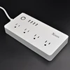 Xenon US plug 220V Wifi 4-Outlet Power Strip Surge Protector With USB Works With Amazon Alexa,Google Assistant ,Ifttt