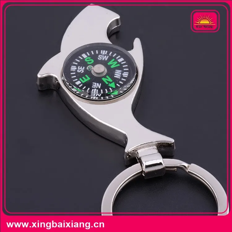 Hot Selling Compass Star Shape Keyring Airplane Keychain Buy Airplane