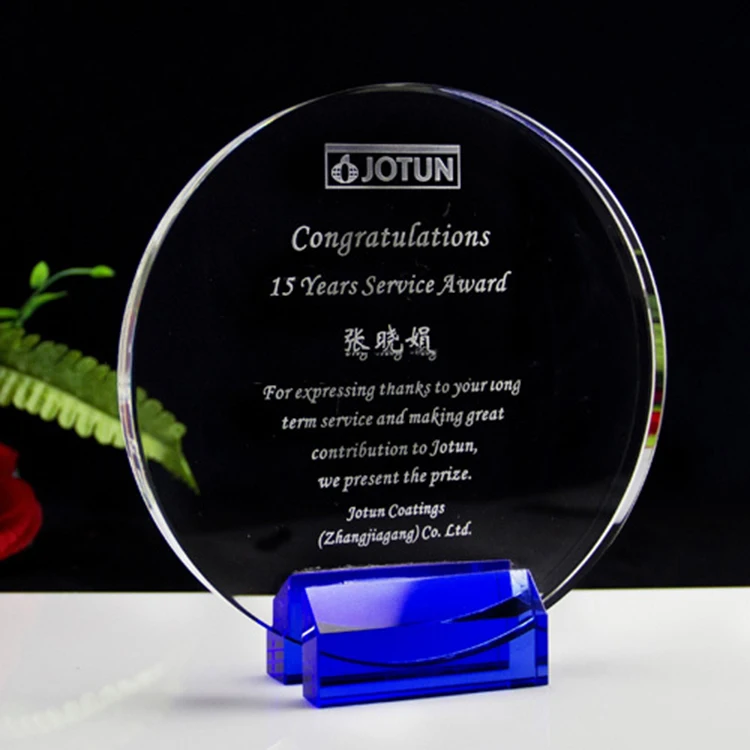 product wholesale cheap custom crystal award glass trophy with engraved logo-22