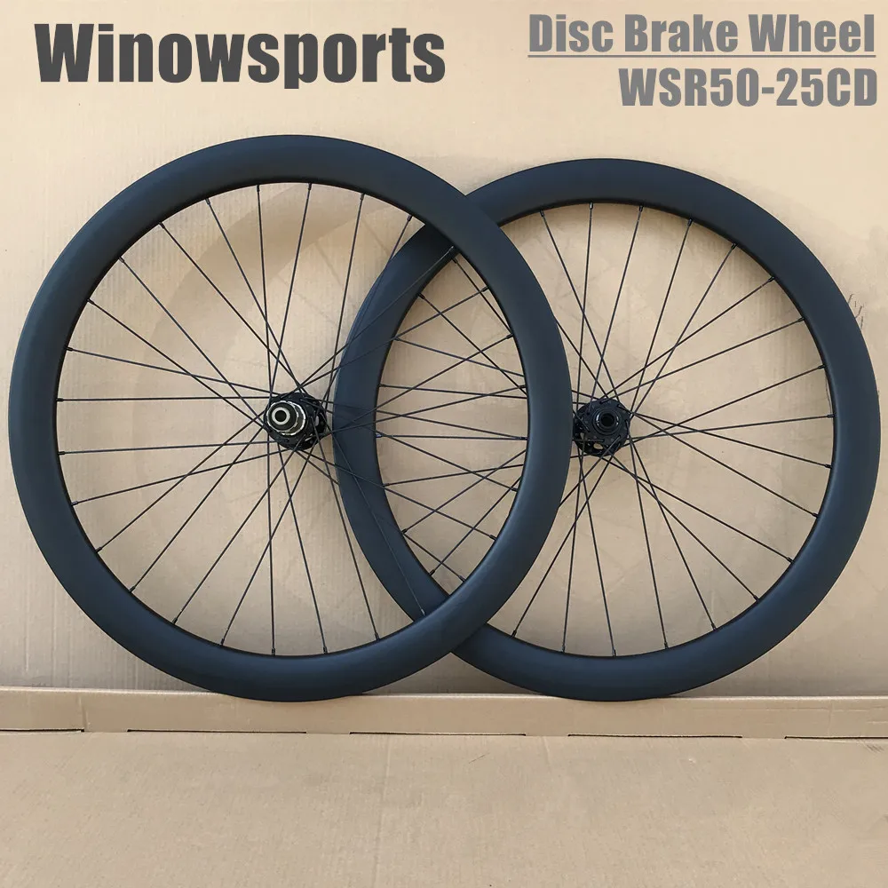 50mm carbon disc wheels