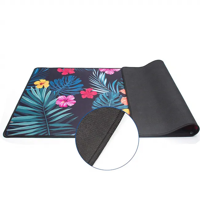 High quality microfiber extended large keyboard mouse pad